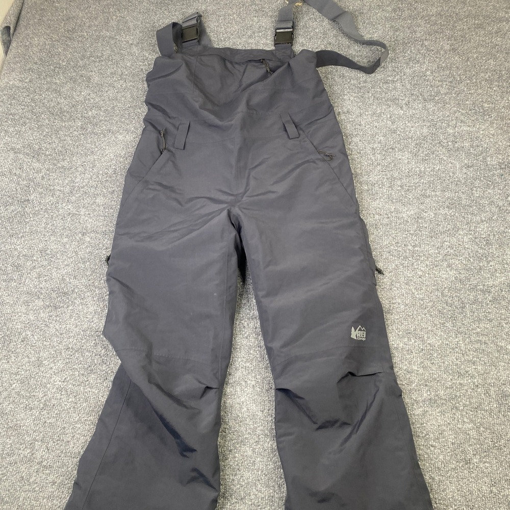 REI Co-op Powderbound Bib Snow Pants Dark Gray Women Small 193363
